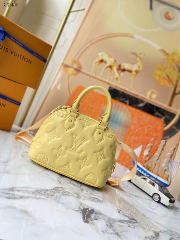 1:1 Replica Louis Vuitton LV Alma BB Bubblegram Leather Luxury Bag For Women M59821 - 9.6in/25cm