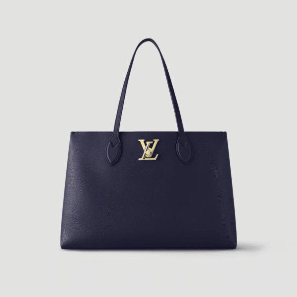 1:1 Replica Louis Vuitton LV LockMe Shopper Navy Luxury Bag For Women M20984 - 14.9in/38cm