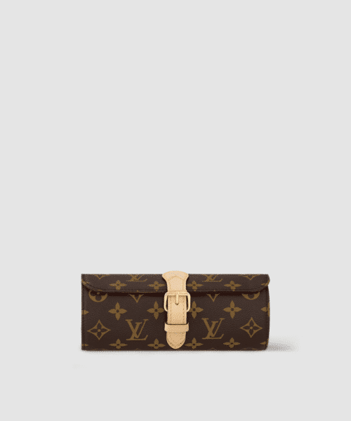 1:1 Replica Louis Vuitton LV 3 Watch Case Monogram Canvas Luxury Bag For Women M47530 - 7.9in/20cm