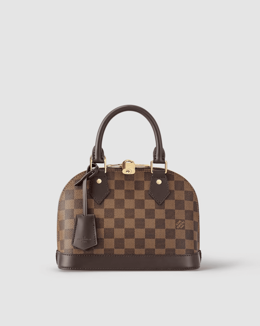 1:1 Replica Louis Vuitton LV Alma BB Damier Ebene Canvas Exclusive For Women N41221 - 9.3in/ 23.5cm