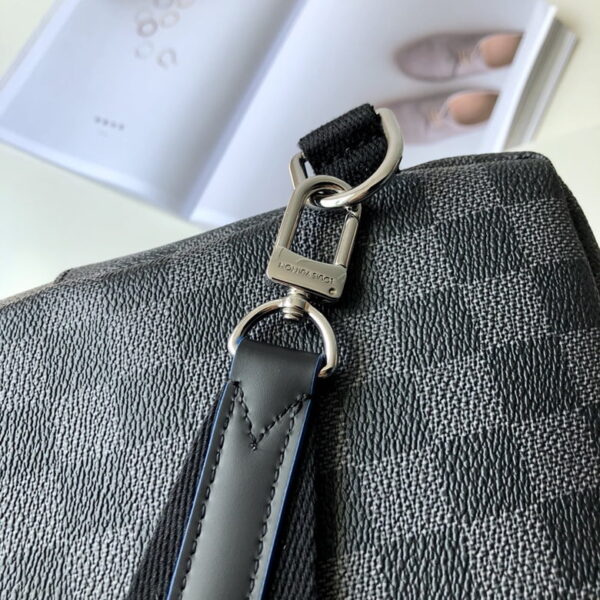 1:1 Replica Louis Vuitton LV Avenue Slingbag NM Damier Graphite Canvas Blue Unique Bag For Men N40008 - 12.2in/31cm