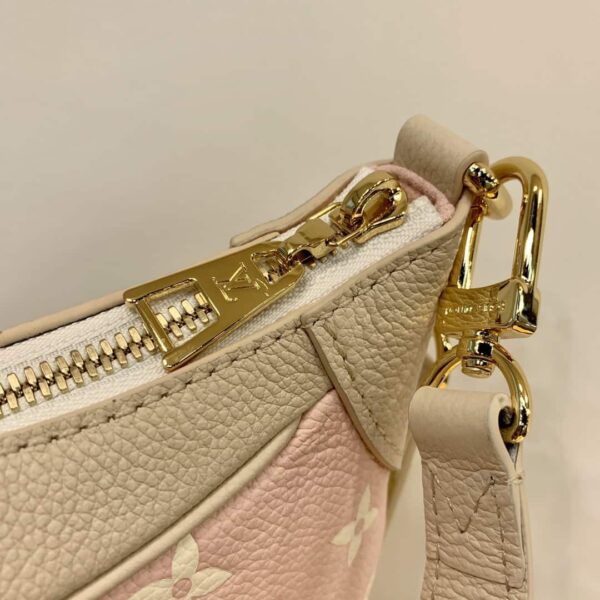 1:1 Replica Louis Vuitton LV Bagatelle  Bicolor Monogram Empreinte Leather Luxury Bag For Women M46113 - 22cm/8.7in