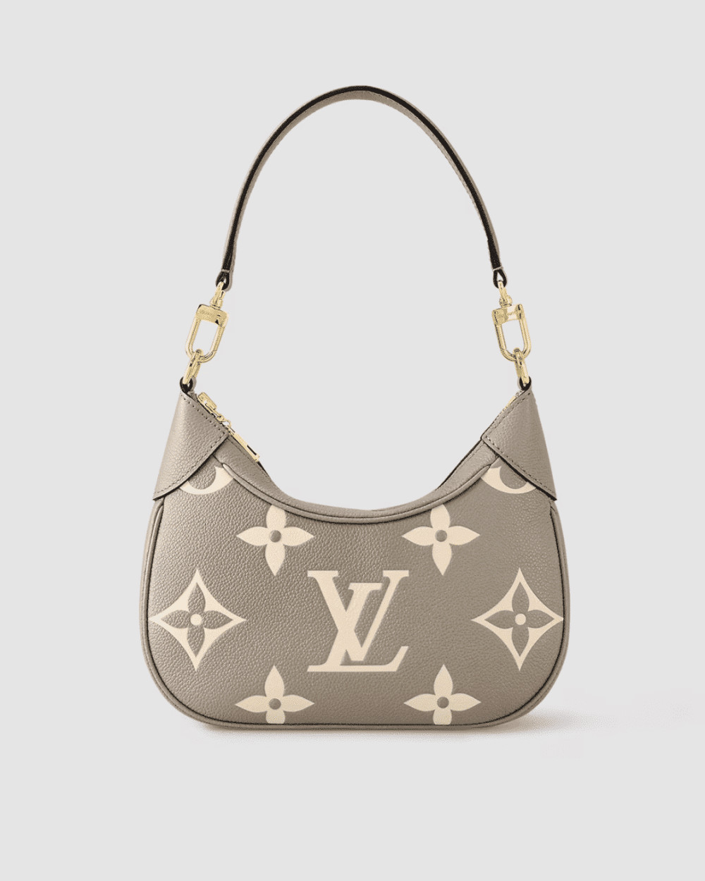 1:1 Replica Louis Vuitton LV Bagatelle Bicolor Monogram Empreinte Leather Luxury Bag For Women M46112 - 22cm/8.7in