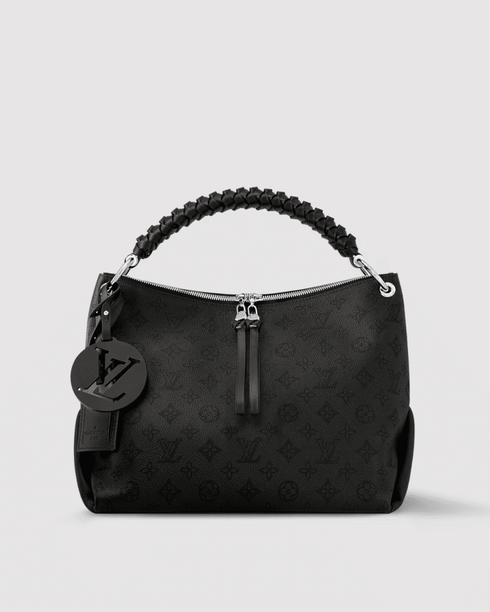 1:1 Replica Louis Vuitton LV Beaubourg Hobo MM Black Luxury Bag For Women M56073 - 12.6in/32cm