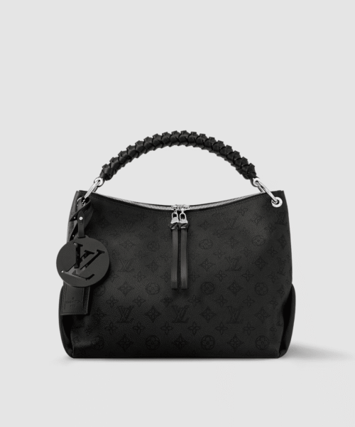1:1 Replica Louis Vuitton LV Beaubourg Hobo MM Black Luxury Bag For Women M56073 - 12.6in/32cm