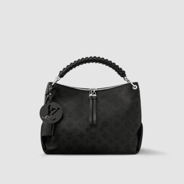 1:1 Replica Louis Vuitton LV Beaubourg Hobo MM Black Luxury Bag For Women M56073 - 12.6in/32cm