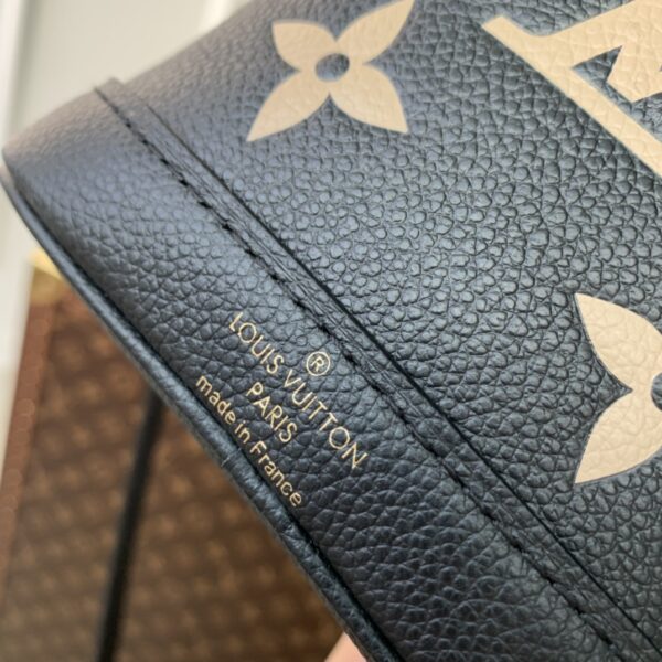 1:1 Replica Louis Vuitton LV Nano Noé Black/Grey Essential Bag For Women M46291 - 6.3in/ 16cm