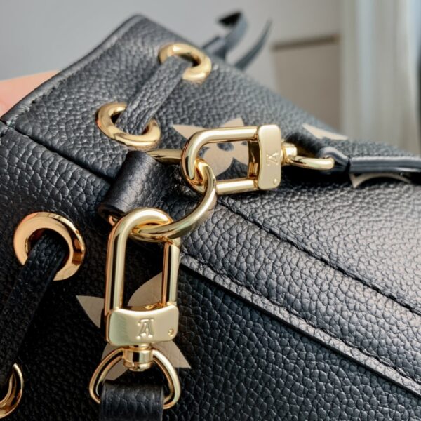 1:1 Replica Louis Vuitton LV Nano Noé Black/Grey Essential Bag For Women M46291 - 6.3in/ 16cm