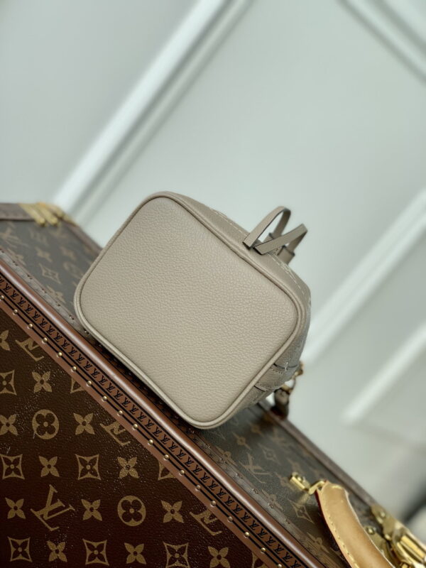 1:1 Replica Louis Vuitton LV Nano Noé Black/Grey Essential Bag For Women M46291 - 6.3in/ 16cm