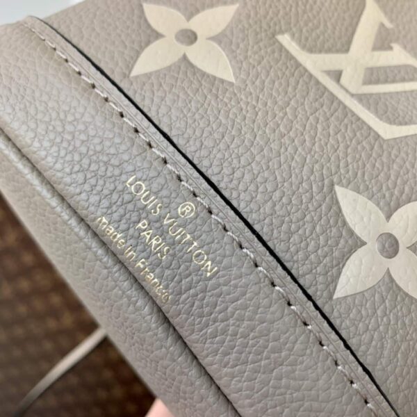 1:1 Replica Louis Vuitton LV Nano Noé Black/Grey Essential Bag For Women M46291 - 6.3in/ 16cm