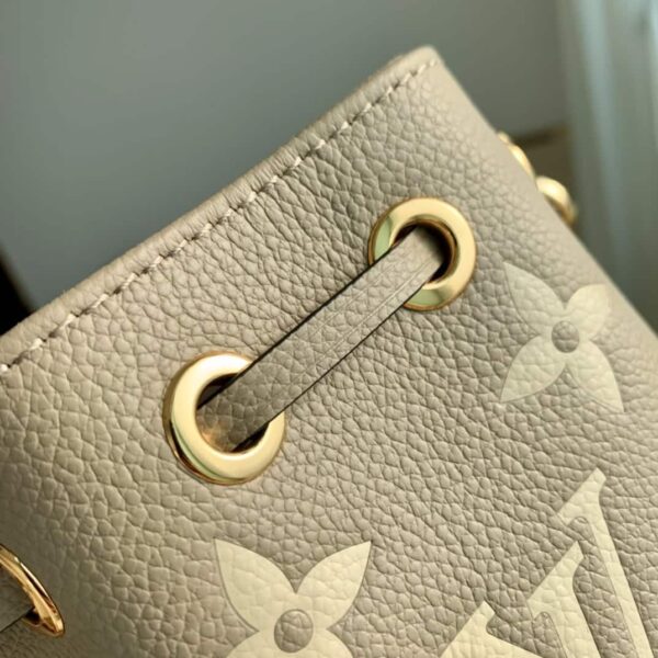 1:1 Replica Louis Vuitton LV Nano Noé Black/Grey Essential Bag For Women M46291 - 6.3in/ 16cm