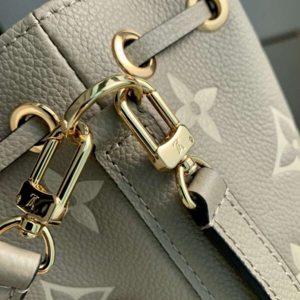 1:1 Replica Louis Vuitton LV Nano Noé Black/Grey Essential Bag For Women M46291 - 6.3in/ 16cm
