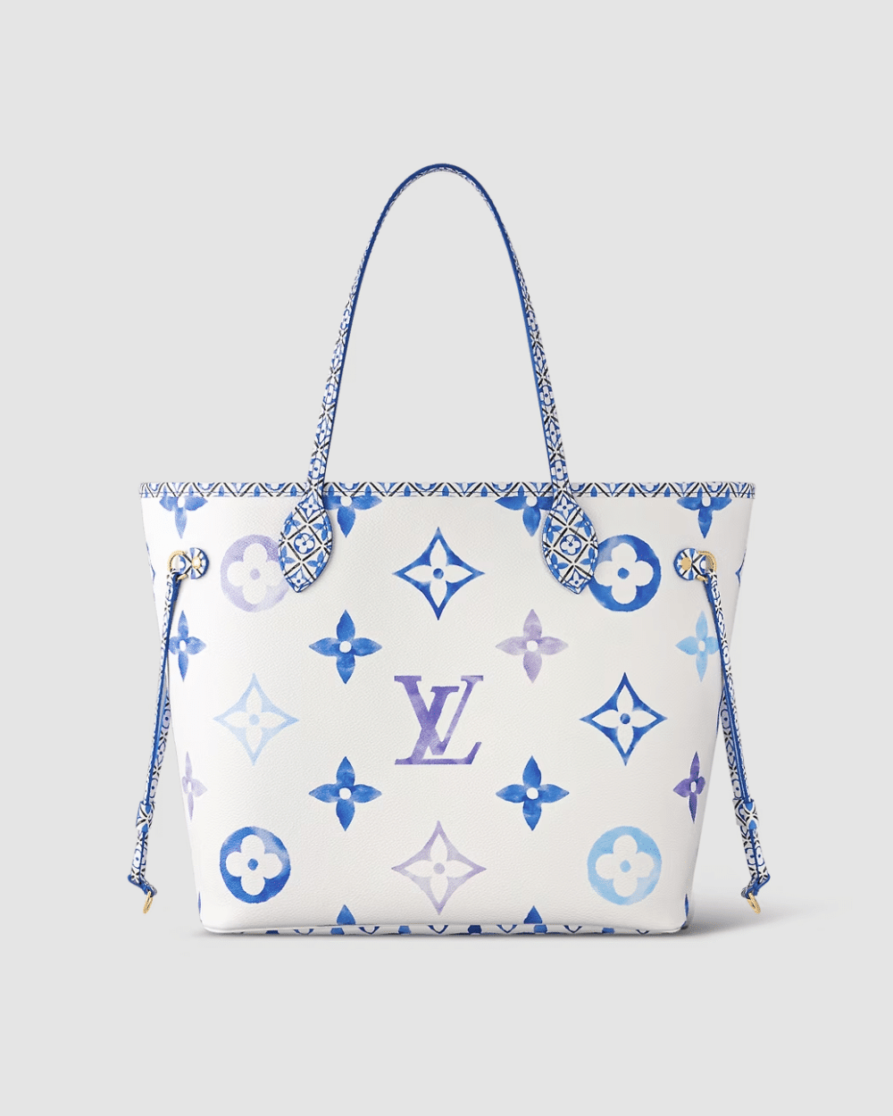 1:1 Replica Louis Vuitton LV Neverfull MM Other Monogram Canvas Blue Luxury Bag For Women M22979 - 12.2in/ 31cm