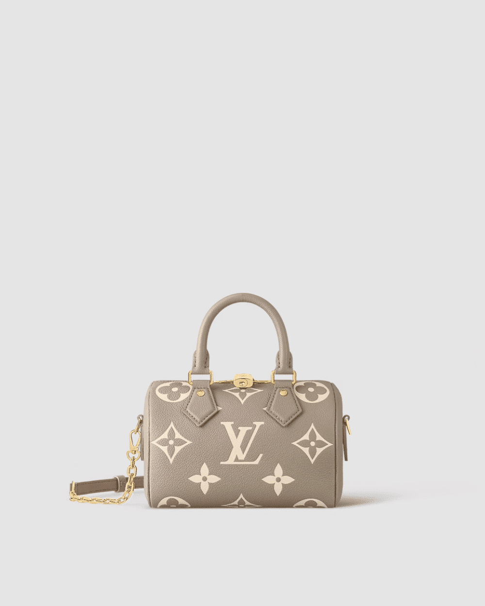 1:1 Replica Louis Vuitton LV Speedy Bandouliere 20 Beige M46575 Luxury Bag For Women‎ 8.1in/20.6cm