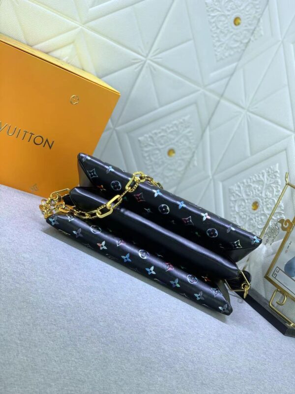 1:1 Replica Louis Vuitton LV Coussin MM Puffy Black Luxury Bag For Women M21204 - 13.4in/34cm