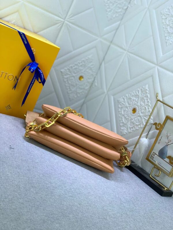 1:1 Replica Louis Vuitton LV Coussin PM Monogram Embossed Puffy Cream Luxury Bag For Women -  10.2in/26cm