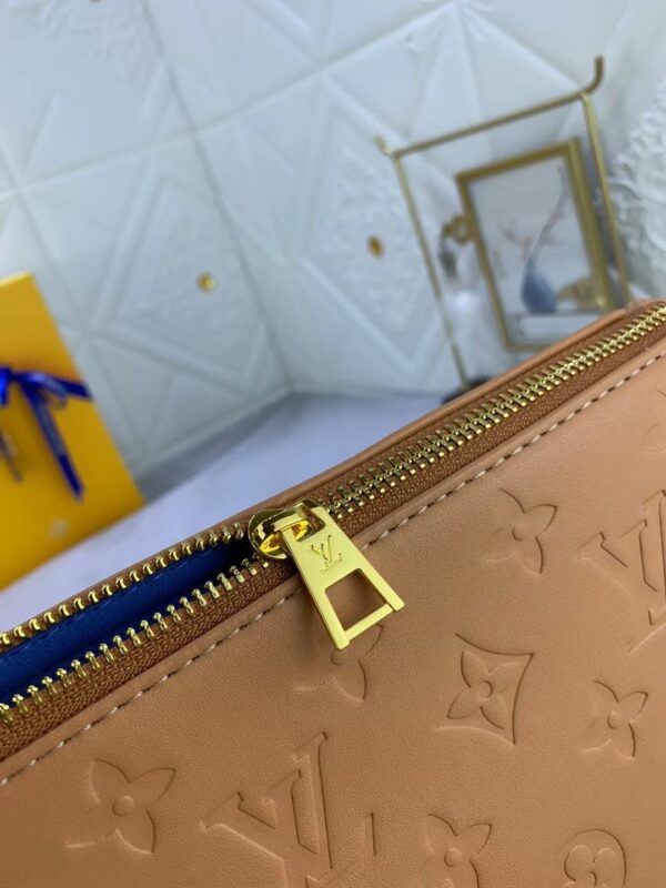 1:1 Replica Louis Vuitton LV Coussin PM Monogram Embossed Puffy Cream Luxury Bag For Women -  10.2in/26cm