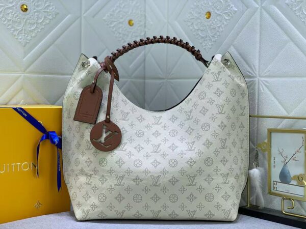 1:1 Replica Louis Vuitton LV Carmel Hobo Bag Ivory Luxurious Bag For Women - 13.8in/40cm