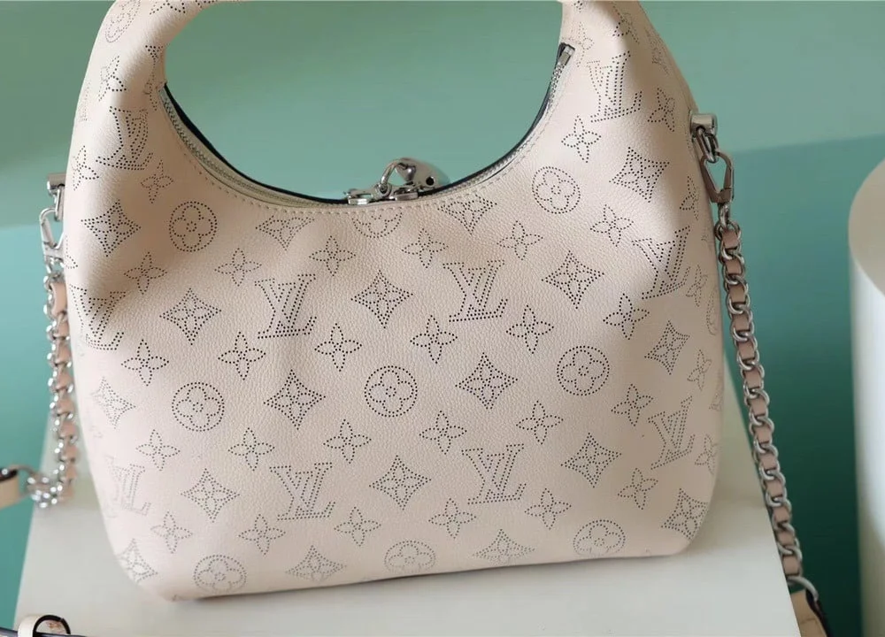 1:1 Replica Louis Vuitton LV Why Knot MM Mahina Luxury Bag For Women M20788 - 13.4in/ 34cm