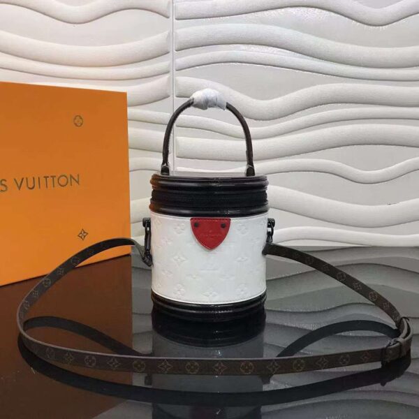 1:1 Replica Louis Vuitton LV Cannes Monogram White Luxury Bag For Women M20487 - 17cm/6.7in