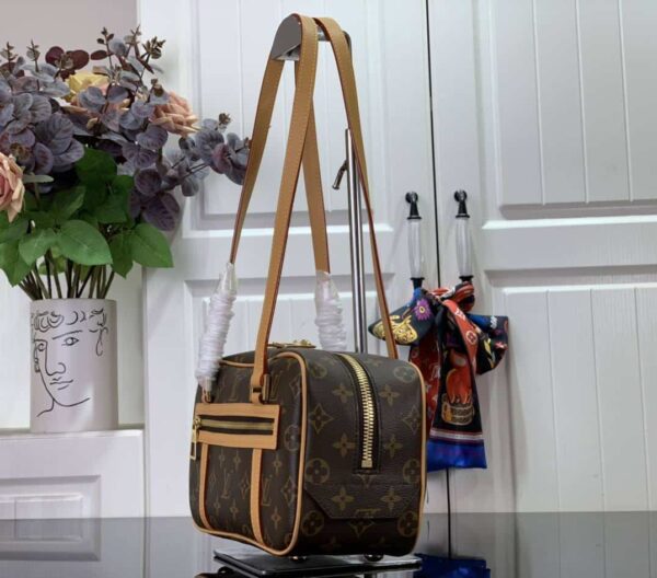 1:1 Replica Louis Vuitton LV Cité Bag Brown 26cm/ 10.2 in