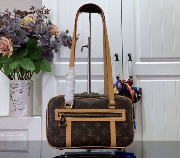 1:1 Replica Louis Vuitton LV Cité Bag Brown 26cm/ 10.2 in