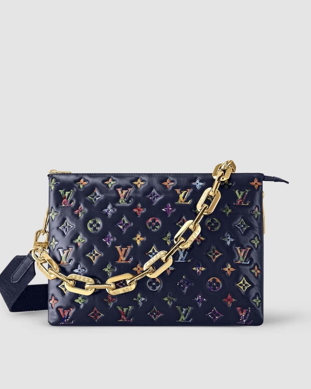 1:1 Replica Louis Vuitton LV Coussin MM Puffy Black Luxury Bag For Women M21204 - 13.4in/34cm