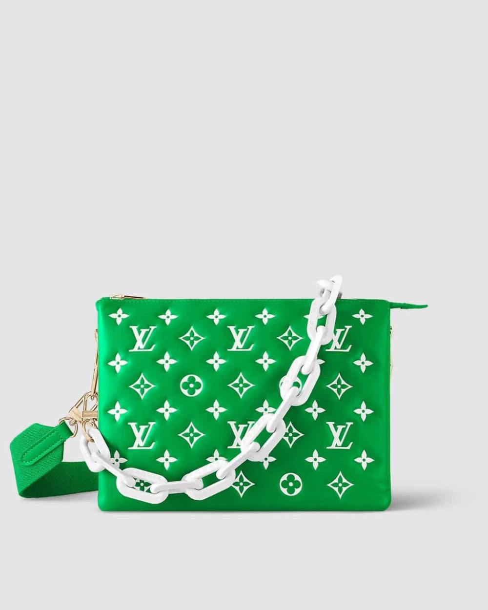 1:1 Replica Louis Vuitton LV Coussin PM Monogram Canvas Green Luxury Bag For Women M20760 - 10.2in/26cm