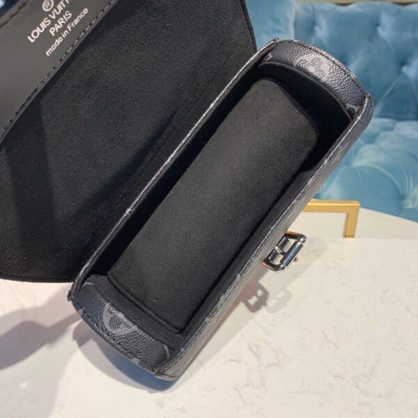 1:1 Replica Louis Vuitton LV 3 Watch Case Monogram Eclipse Canvas Unique Bag For Men M43385 - 7.9in/20cm