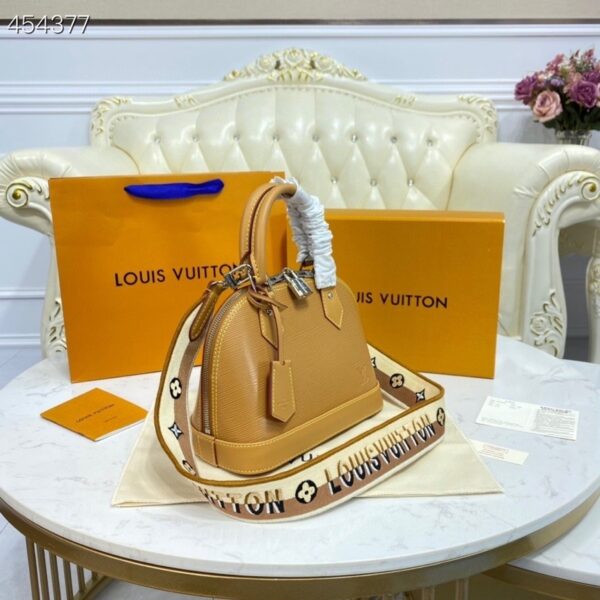 1:1 Replica Louis Vuitton LV Alma BB Epi Leather Unique Bag For Women M59358 -  9.3in/23.5cm