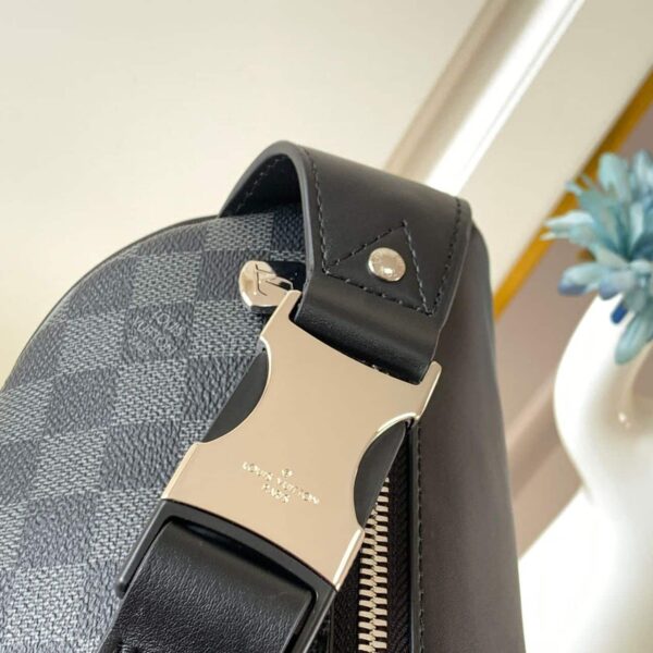 1:1 Replica Louis Vuitton LV Campus Bumbag Damier Graphite Canvas Unique Bag For Men N40362 - 10.2in