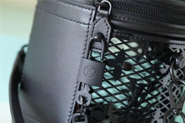1:1 Replica Louis Vuitton LV Cannes Monogram Lace Black Luxury Bag For Women M20363 - 6.7in