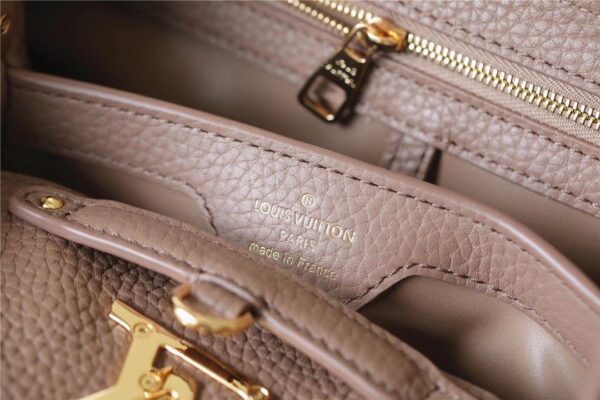 1:1 Replica Louis Vuitton LV Capucines BB Taurillon Light Brown Luxury Bag For Women - 26cm