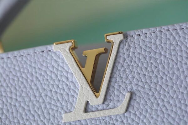 1:1 Replica Louis Vuitton LV Capucines Mini Taurillon Light Blue Luxury Bag For Women - 21cm/8.3in