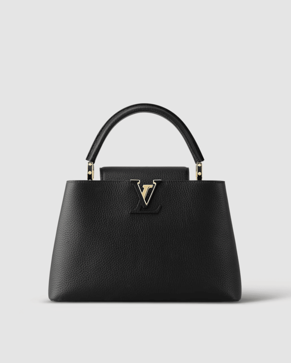 1:1 Replica Louis Vuitton LV Capucines Mini Taurillon Black Luxury Bag For Women M42259 - 31.5cm/ 12.4in