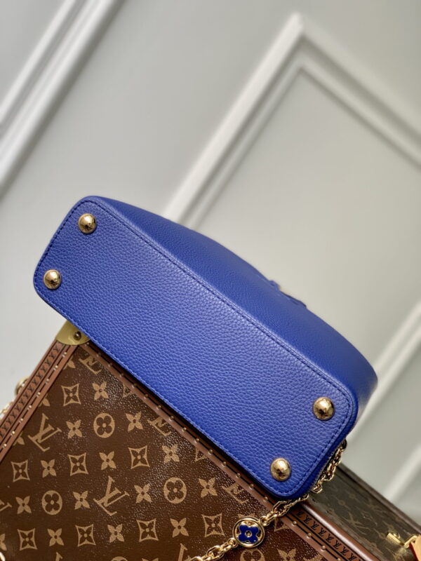 1:1 Replica Louis Vuitton LV Capuciness MM Handbag Blue Luxury Bag For Women M20844 - 12.4in/32cm