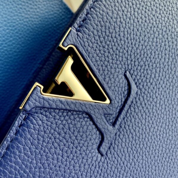 1:1 Replica Louis Vuitton LV Capuciness MM Handbag Blue Luxury Bag For Women M20844 - 12.4in/32cm