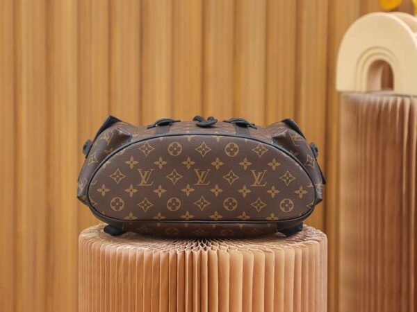 1:1 Replica Louis Vuitton LV Christopher MM Backpack Brown Essential Bag For Men N43735 - 44cm / 17.3in