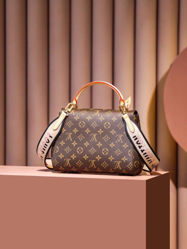 1:1 Replica Louis Vuitton LV Cluny BB Brown Essential Bag For Women M46372 - 28cm / 11in