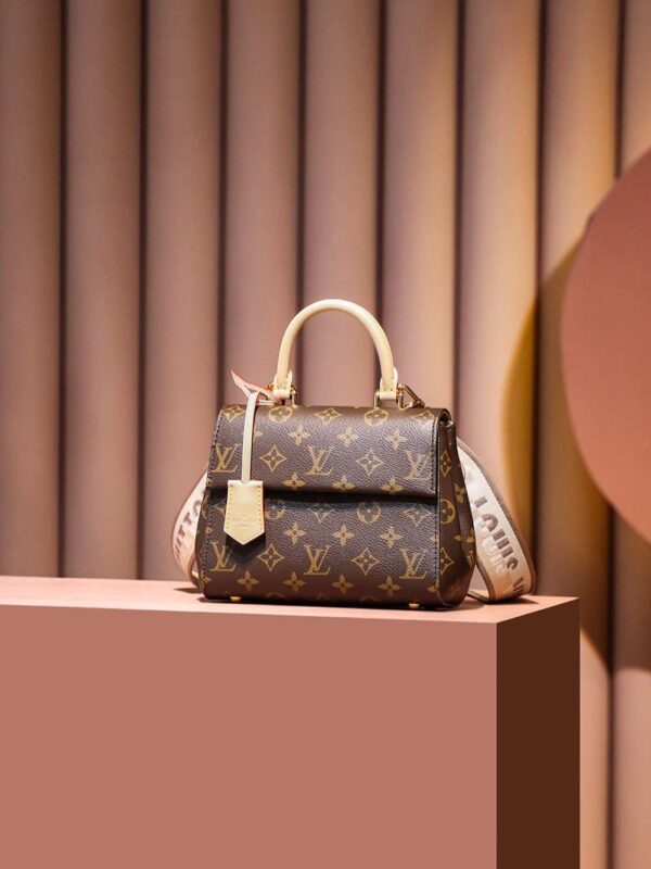 1:1 Replica Louis Vuitton LV Cluny Mini Brown Essential Bag For Women M46055 - 20cm / 7.9in