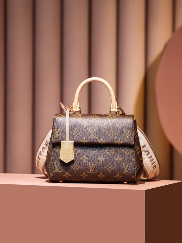 1:1 Replica Louis Vuitton LV Cluny Mini Brown Essential Bag For Women M46055 - 20cm / 7.9in