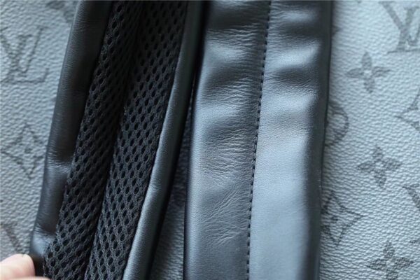 1:1 Replica Louis Vuitton LV Discovery PM Backpack Monogram/Taiga Gunmetal Gray Unique Bag For Men M30835 - 15.7in/40cm