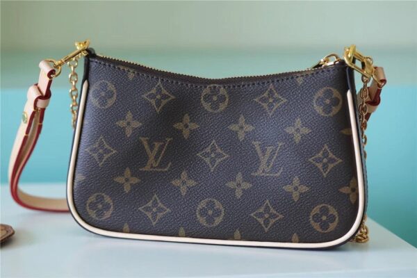 1:1 Replica Louis Vuitton LV Easy Pouch On Strap Monogram Canvas Luxury Bag For Women - 19cm/7.5in