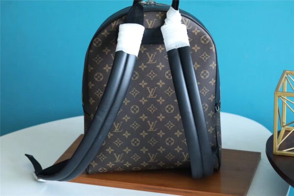 1:1 Replica Louis Vuitton LV Josh Backpack Monogram Macassar Unique Bag For Men M45349 - 15.7in/40cm