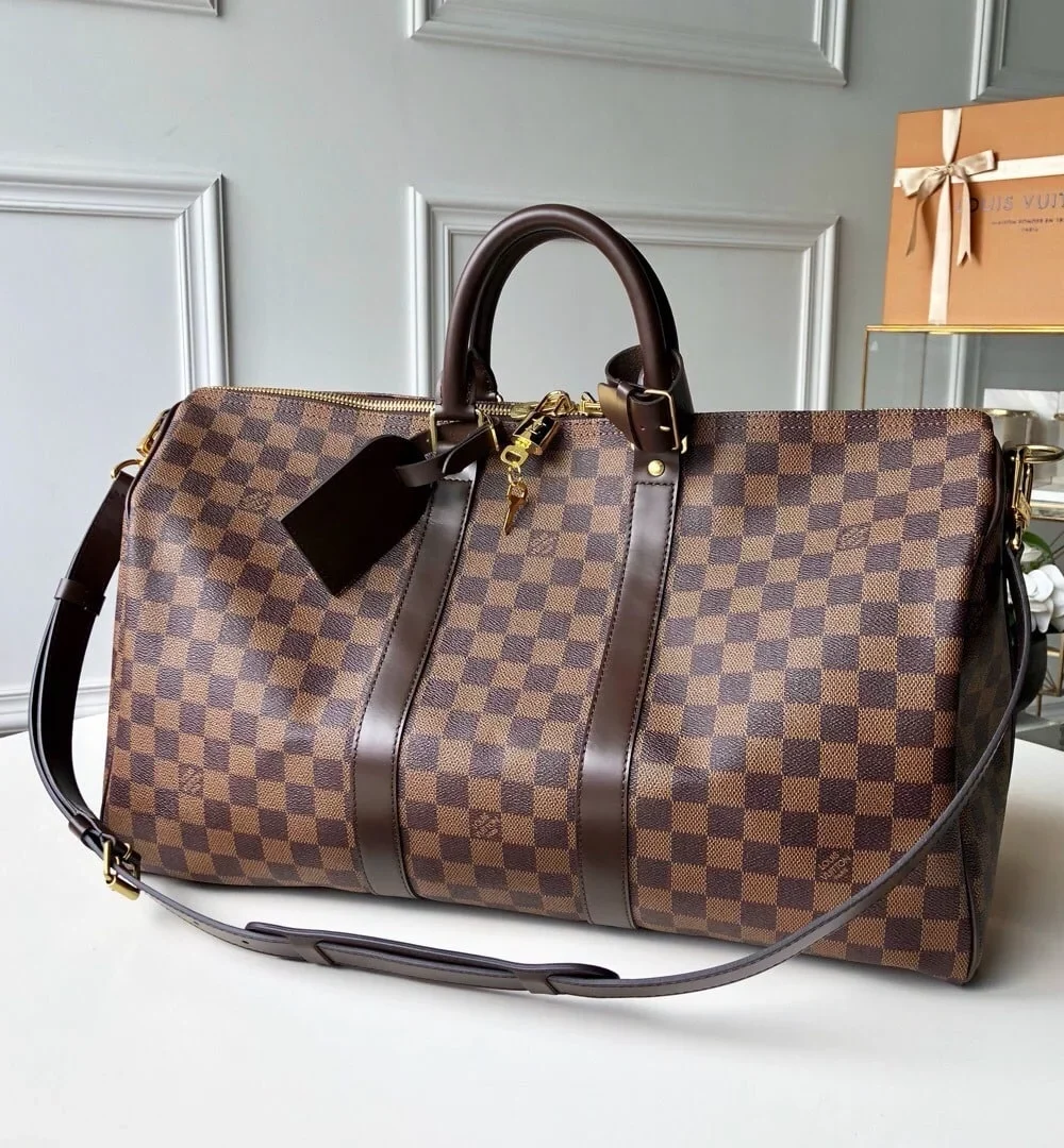 louis-vuitton-keepall-bandoulière-45-damier-ebene-canvas-n41428