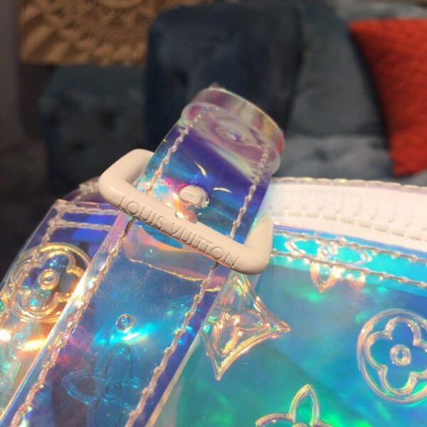 1:1 Replica Louis Vuitton LV Keepall Bandouliere 50 Monogram PVC Iridescent Prism By Virgil Abloh Unique Bag For Men M53271 - 19.7in/50cm