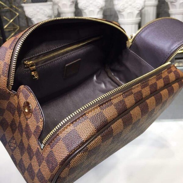 1:1 Replica Louis Vuitton LV King Size Toiletry Damier Ebene Canvas Luxury Bag For Women N47527 - 11in/28cm