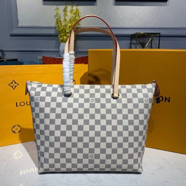 1:1 Replica Louis Vuitton LV Lena MM Damier Azur Canvas Luxury Bag For Women N44040 - 13in/33cm