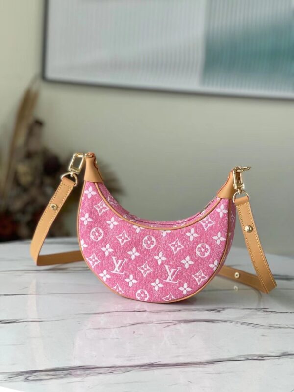 1:1 Replica Louis Vuitton LV Loop Since 1854 Jacquard Pink Luxury Bag For Wonmen M81166 - 9.1in/23cm