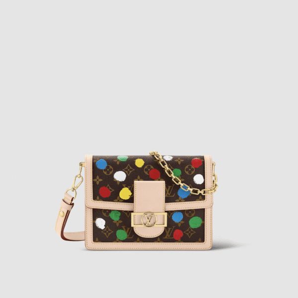 1:1 Replica Louis Vuitton LV LV x YK Dauphine MM Unique Bag For Women M46432 - 9.8in/ 25cm